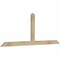 Ekena Millwork Portland Rough Sawn Timber Gable Bracket, Douglas Fir, 84"W x 31"H x 2"D x 4"F, 9/12 Pitch GBW084X31X0204POR00RDF - alternate 2